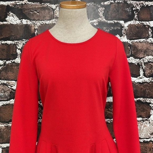 Philosophy Republic Clothing Tunic Pleated Blouse Red Size Small S - Picture 8 of 17